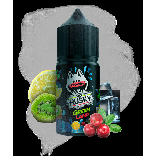 Жидкость Husky Premium Green Land (Ледяной киви лимон клюква) 30мл 20мг